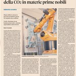 ITALCER BREVETTA LA TRASFORMAZIONE DELLA CO2 IN MATERIE PRIME NOBILI
